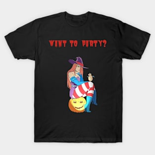 Sexy Halloween Witch T-Shirt